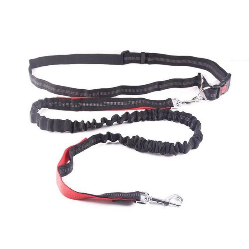 Hands Free Dog Leash-Multifunction Pet Training Leash with Waist Bag for Dog Safety Traing,Walking,Running,Hand Pulling Leash