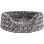 Ultra Plush Oval Bolster Pet Bed Cat Dog Bed Removable Cover Warm Midwest Bolster Pet Beds