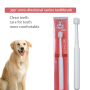 Cat Toothbrush Cylinder Head Toothbrush for Lovely Pet