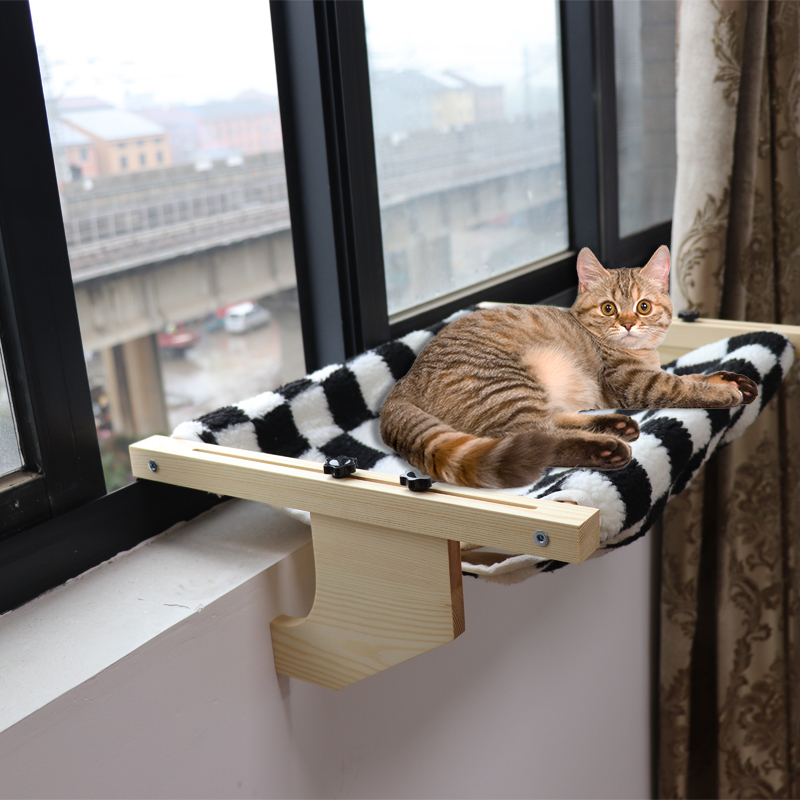 Hanging bed window cat jump platform nest cat rack pet bed hammock cat nest