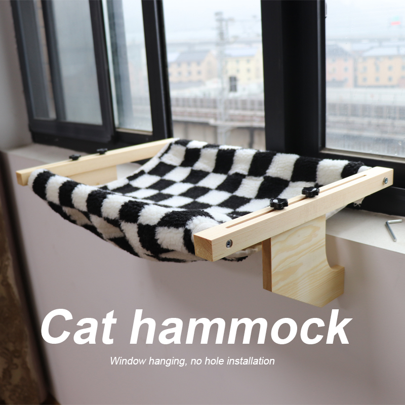 Hanging bed window cat jump platform nest cat rack pet bed hammock cat nest