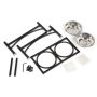 Water Diner Stand Set Bowls Raised Pet Feeder