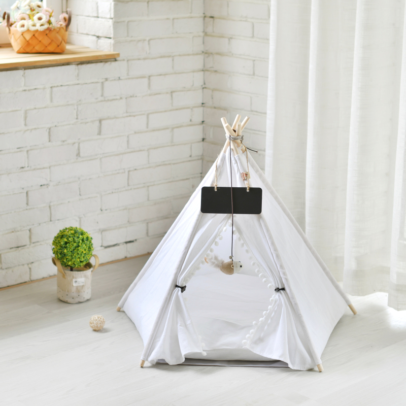 High Quality Customized Size luxury Portable Wholesale Washable Indoor Party White Play Indian Kids Teepee Tent Pet Playing Tent