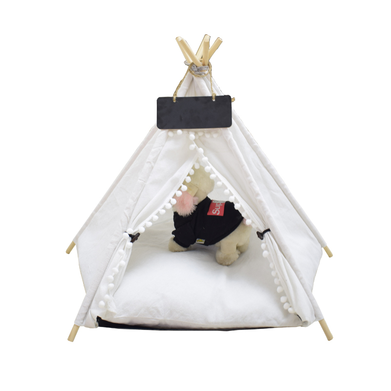 High Quality Customized Size luxury Portable Wholesale Washable Indoor Party White Play Indian Kids Teepee Tent Pet Playing Tent