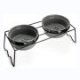 Prevent Neck Pain Elevated Ceramic Cat Bowls  for Food and Water