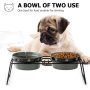 Prevent Neck Pain Elevated Ceramic Cat Bowls  for Food and Water