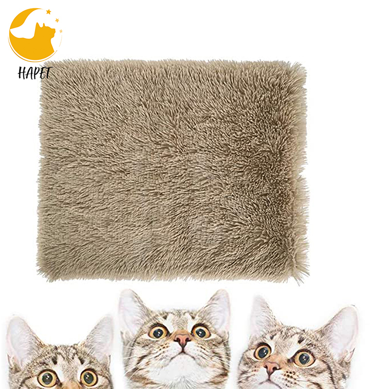 Machine Washable Cat Cushion Function 2 in 1 Soft Plush Fluffy Blanket Sofa Pet Bed for Dogs Cats