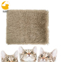 Machine Washable Cat Cushion Function 2 in 1 Soft Plush Fluffy Blanket Sofa Pet Bed for Dogs Cats