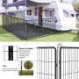 Dog Exercise Pen Metal Portable Dog Playpen for Indoor Outdoor