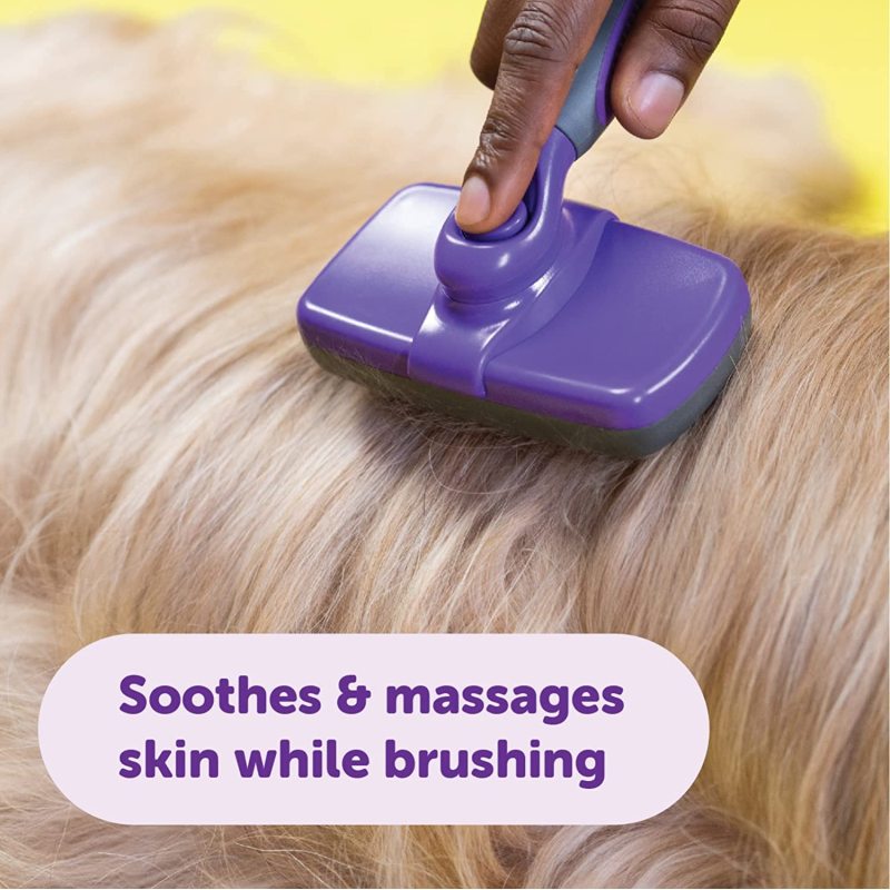 Self-Cleaning Slicker Brush for Dogs and Cats