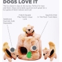 Pet IQ Intelligent Plush Toy Squirrel Puzzle Squeaky Plush Dog Toy Pet Squeaky Plush Toy