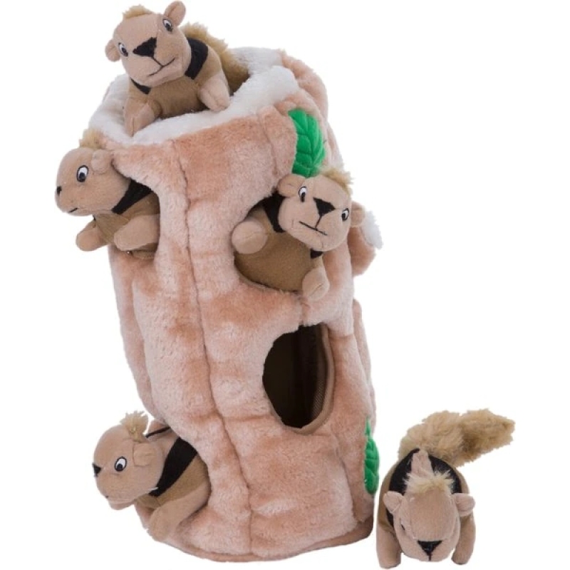 Pet IQ Intelligent Plush Toy Squirrel Puzzle Squeaky Plush Dog Toy Pet Squeaky Plush Toy
