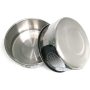 Bunny Feeder with Hook Non Spill Stainless Steel Bowl for Dogs Cats in Crate Cage