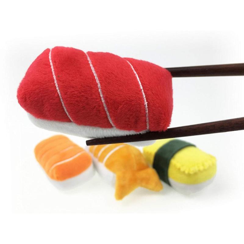 Sushi Toys for Cats and Kittens, Organic Catnip Unique Cat Lover Gift Non-Toxic