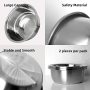 Stainless Steel High Capacity Dog Bowl (2pc)