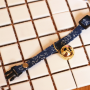 Custom wholesale safety breakaway buckle reflective nylon cat bell collar adjustable size