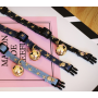 Custom wholesale safety breakaway buckle reflective nylon cat bell collar adjustable size