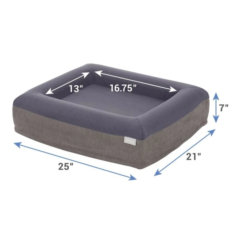 Pet Dog Cat Beds Bedding Orthopedic Rectangular Bolster Cat Dog Bed Removable Cover Rectangle Pet Bed