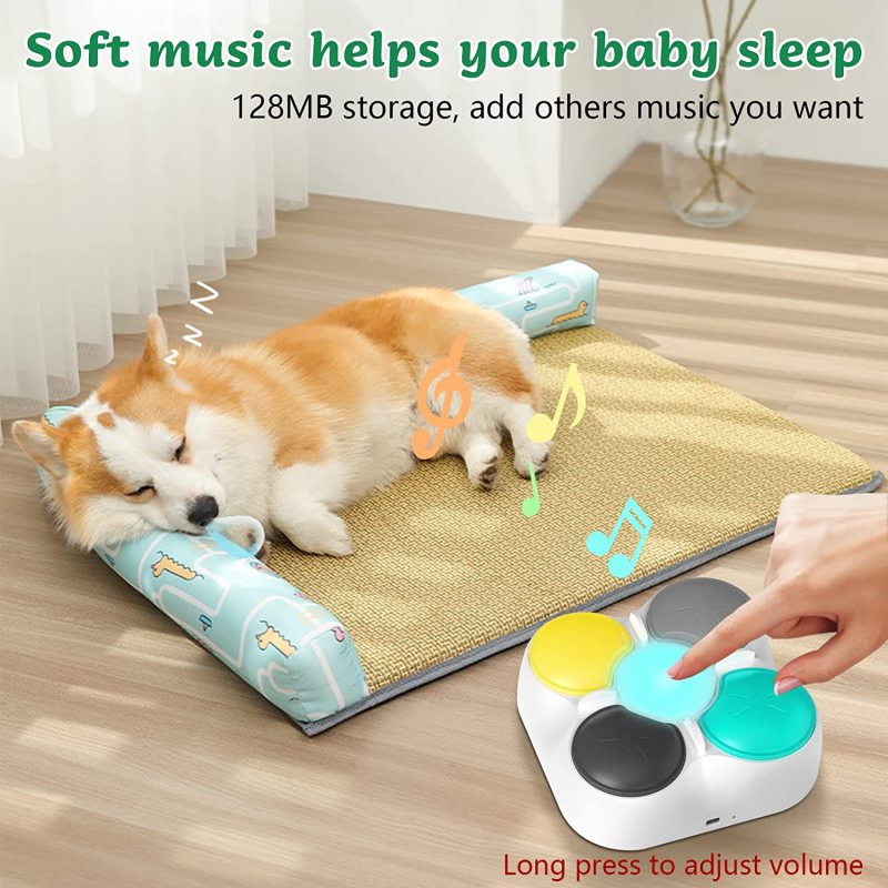 Dog Button for Communication Talking Buttons for Dog Training Voice Recordable Dog Calming Music Player