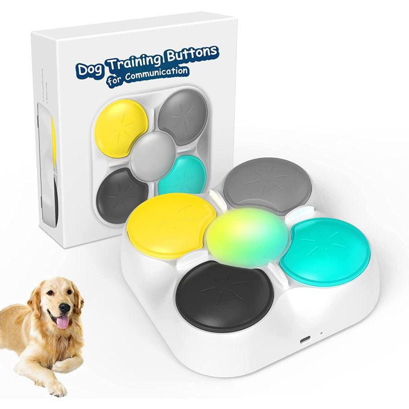 Dog Button for Communication Talking Buttons for Dog Training Voice Recordable Dog Calming Music Player