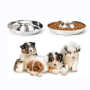 Food Feeding Weaning Stainless Steel Puppy Bowl for Medium Pets