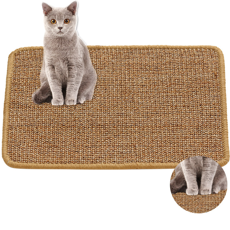 Durable Cat Scratcher Thick Sisal Scratching Pad for Cats Anti-Slip Scratch Sleeping Mat