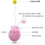 Automatic Indoor Interactive Cat Ball Toy Activated Rotating Ball Timing Motion Ball for Pet Cats