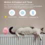 Automatic Indoor Interactive Cat Ball Toy Activated Rotating Ball Timing Motion Ball for Pet Cats