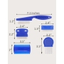Pet  flea Comb Sets Blue stainless Steel needle Teeth To Clean Up and move Pet Hair