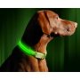 OEM LED Dog Collar Water Resistant Reflective Super Bright Flashing Nylon USB Rechargeable Safety Pet Collar
