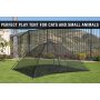 Outdoor Black Mesh Breathable Automatic Stand Pet Tent Pet Toy Tent