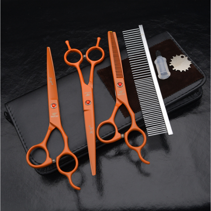 Dog Grooming Kit Safety Heavy Duty Stainless Steel Cat Dog Grooming Scissors Set