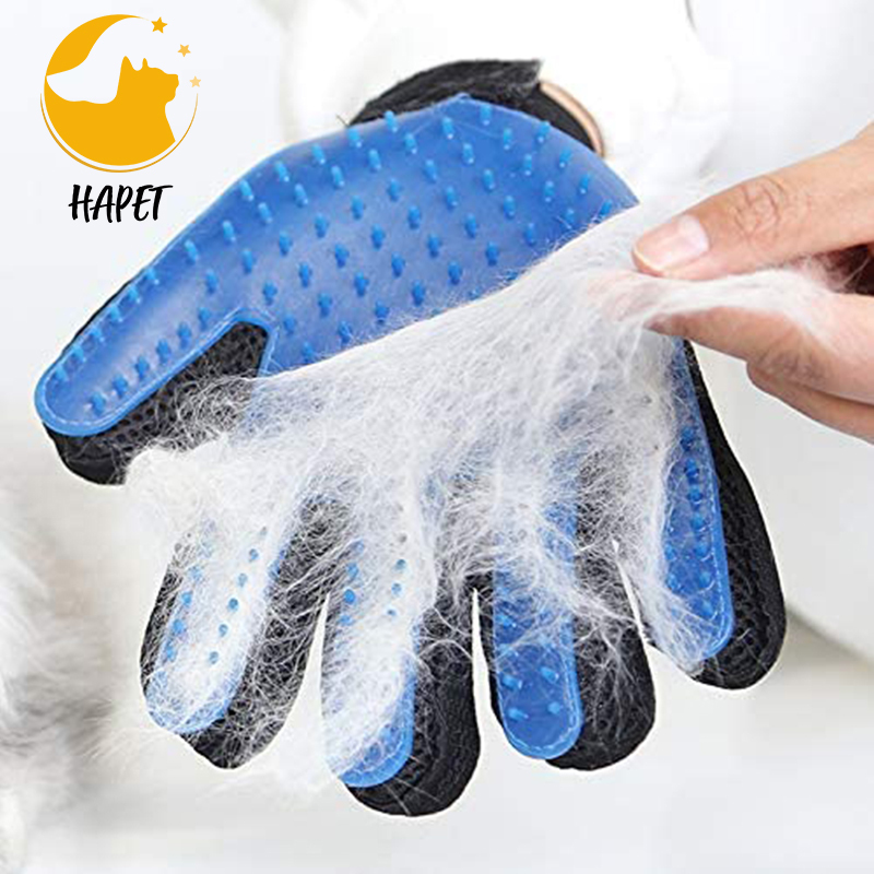 Hair Removal Massage Mitt for Pet Brushes for Gentle Shedding Efficient Pets Hair Remover Mittens