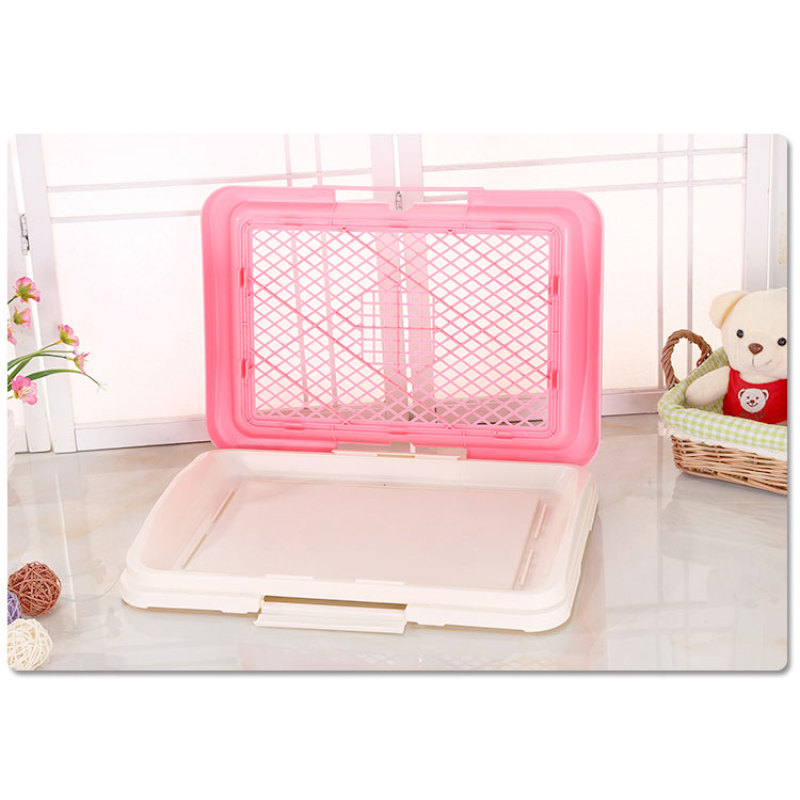 Dog Training Pads Puppies Toilet for Pet Mesh Grid Training Toilet with Tray Indoor Outdoor Pet Toilet Tray