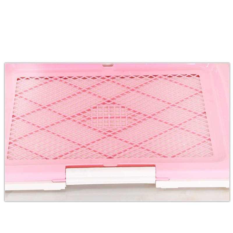 Dog Training Pads Puppies Toilet for Pet Mesh Grid Training Toilet with Tray Indoor Outdoor Pet Toilet Tray