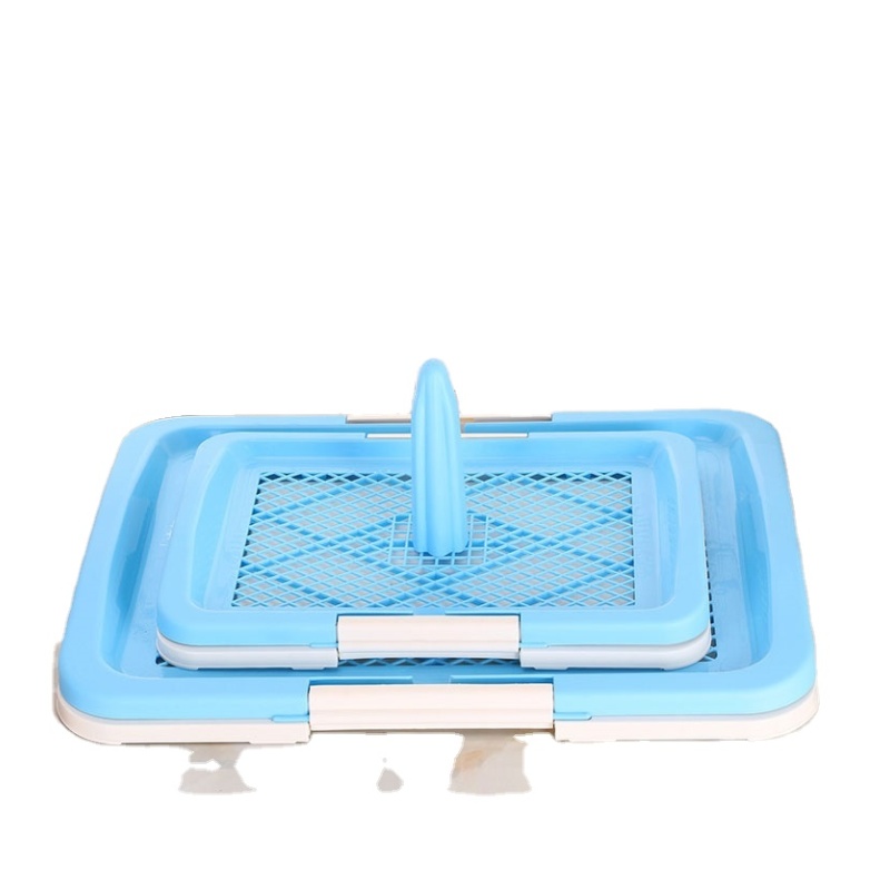 Dog Training Pads Puppies Toilet for Pet Mesh Grid Training Toilet with Tray Indoor Outdoor Pet Toilet Tray