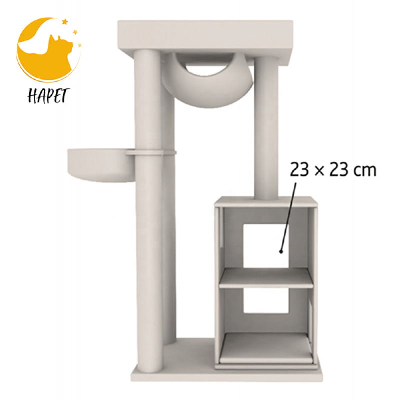 Wholesale OEM high quality Cat climbing Tree House cat sisal scratching post for playing
