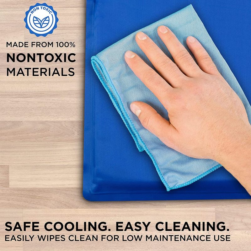 Dog Self Cooling Mat Pad for Kennel Electricity Needed For Dog Use Indoor