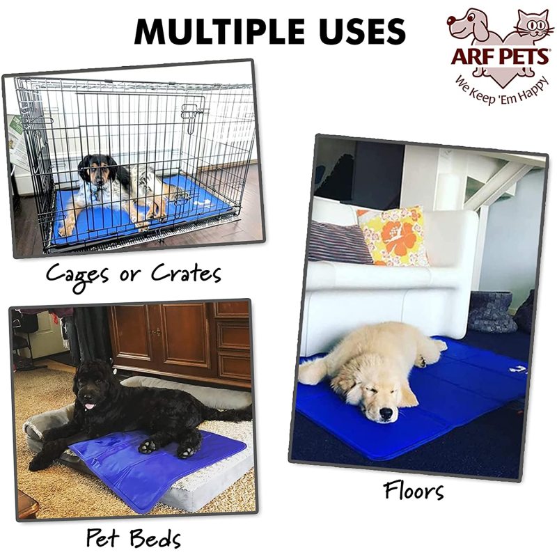 Dog Self Cooling Mat Pad for Kennel Electricity Needed For Dog Use Indoor