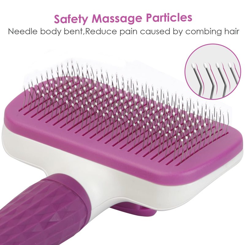 Self Cleaning Slicker Brush for Dogs and Cats Pet Grooming Tool Pet Supplies