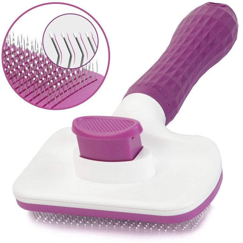Self Cleaning Slicker Brush for Dogs and Cats Pet Grooming Tool Pet Supplies