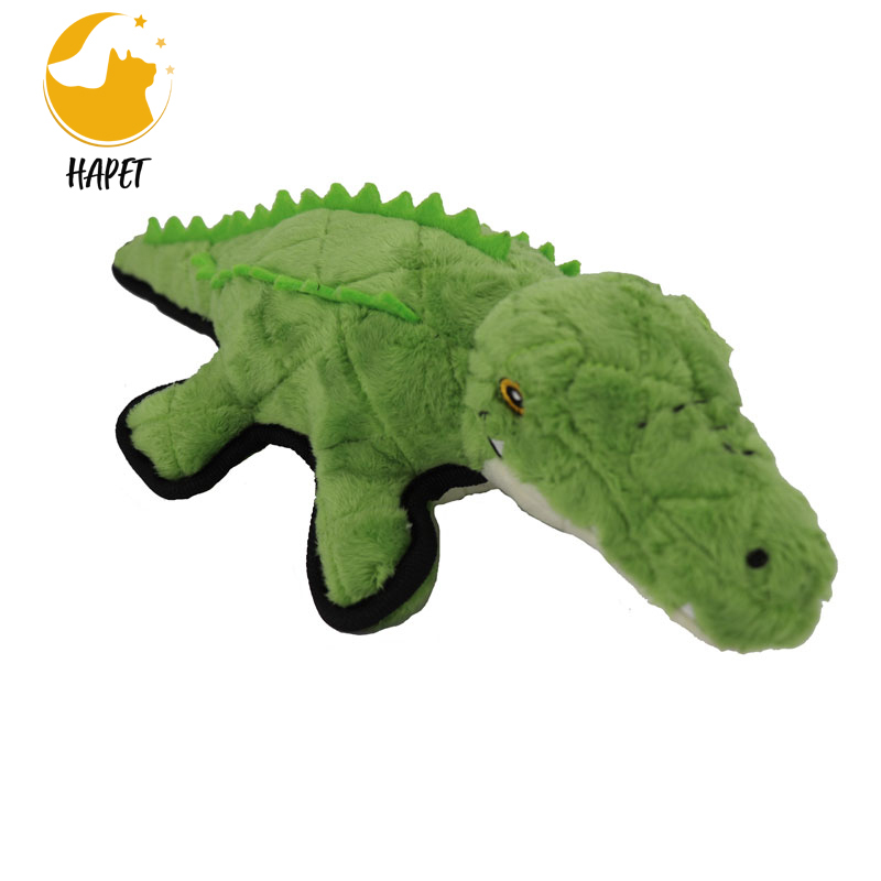 Washable Plush Dog Toys Large Crocodile Durable Strong Interactive Play Heavy Duty Dog Chew Toys