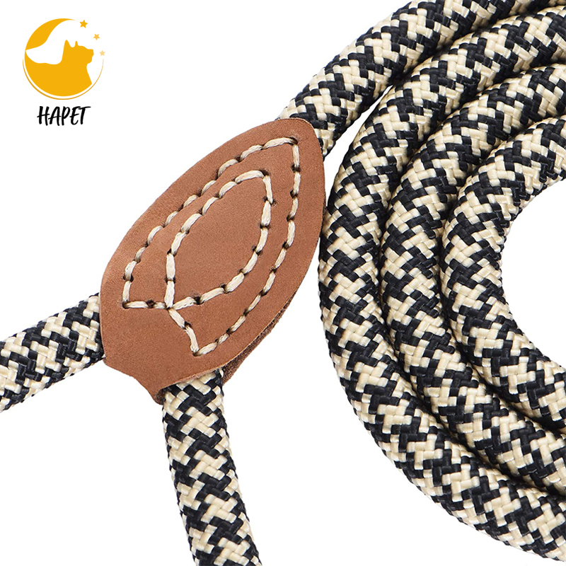 Wholesales Nylon reflective spring explosion leash walking dog leash