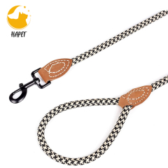 Wholesales Nylon reflective spring explosion leash walking dog leash