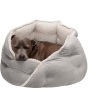 Thermal Cuddler Dog Bed Calming Hug Bolster Cat Dog Bed Cozy Pet Beds for Dogs Cats