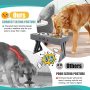 Adjustable Raised Elevated Dog Bowls Food Bowls Stand Non-Slip For Dog