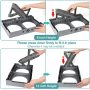 Adjustable Raised Elevated Dog Bowls Food Bowls Stand Non-Slip For Dog