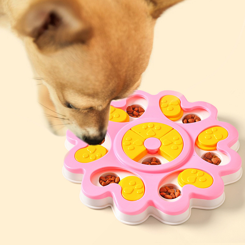New Funny IQ Game Interactive Dog Puzzle Toys Treat Dispenser Multifunctional Relieve Boredom Pet Dog Slow Feeder Toy