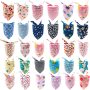 Dogs Bandanas Bulk Pet Summer Bandanas Pack Cat Kerchief Washable Triangle Bibs Head Scarves Scarfs Random Patterns for Boys an