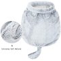 Self Warming Washable Cat Dog Cushion Bed House Calming Cave Sleeping Bag Nest Sack Hooded Pet Bed Burrow Hut Indoor Pet Bed Mat